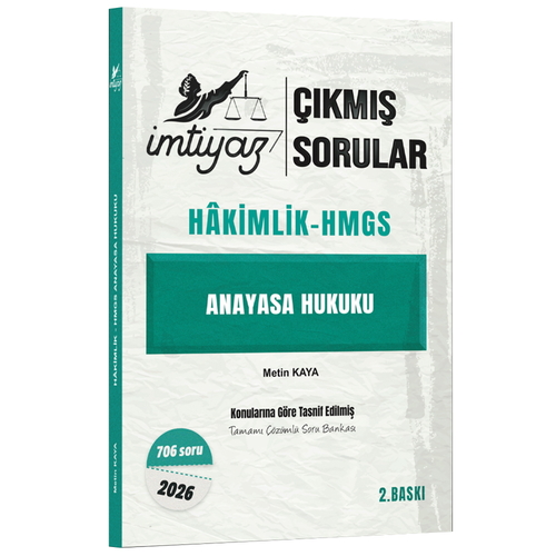 İmtiyaz Hakimlik-HMGS Anayasa Hukuku Çıkmış Sorular İmtiyaz Yayınları 2026