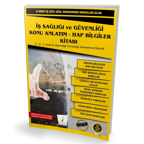 İş Sağlığı ve Güvenliği İSG Konu Anlatım Hap Bilgiler Kitabı Pelikan Yayınları 2026