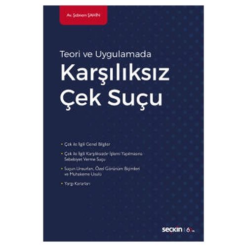Karşılıksız Çek Suçu - Şebnem Şahin