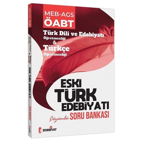 MEB AGS ÖABT Eski Türk Edebiyatı Çözümlü Soru Bankası Edebiyat TV Yayınları 2025