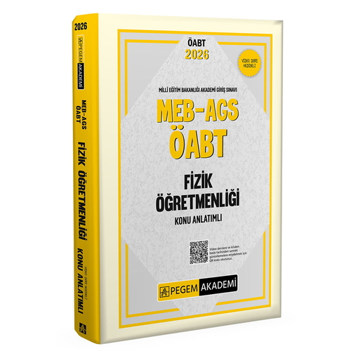 MEB AGS ÖABT Fizik Öğretmenliği Konu Anlatımlı Pegem Akademi Yayınları 2026