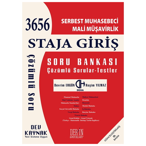 SMMM Staja Giriş Soru Bankası Devrim Ergün, Haşim Yılmaz