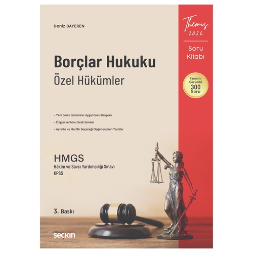 THEMIS Borçlar Hukuku Özel Hükümler Soru Kitabı - Deniz Bayeren 2026