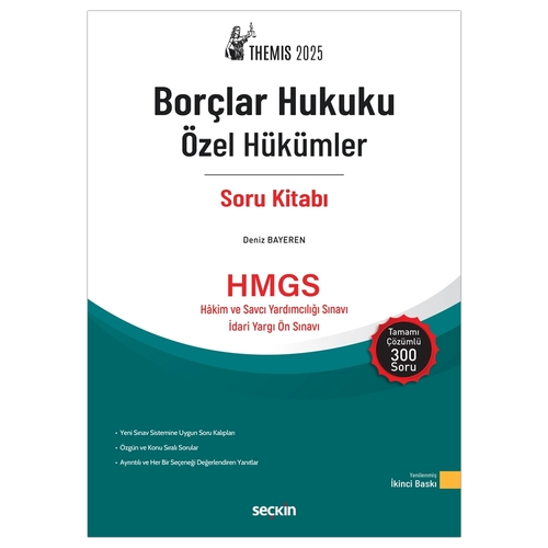 THEMIS Borçlar Hukuku Özel Hükümler Soru Kitabı - Deniz Bayeren 2025