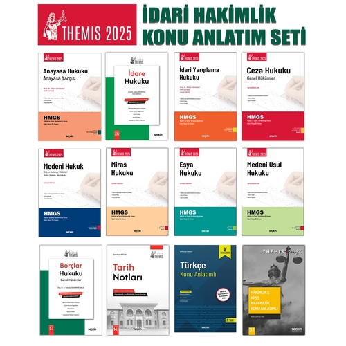 THEMIS İdari Yargı Hakim Yardımcılığı Sınavı Hazırlık Konu Anlatımlı Seti 2025