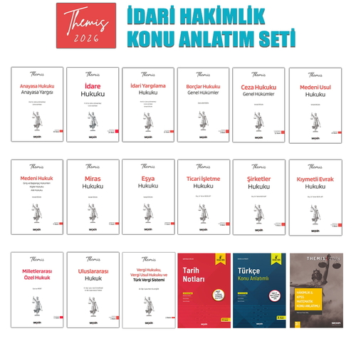 THEMIS İdari Yargı Hakim Yardımcılığı Sınavı Hazırlık Konu Anlatımlı Seti 2026