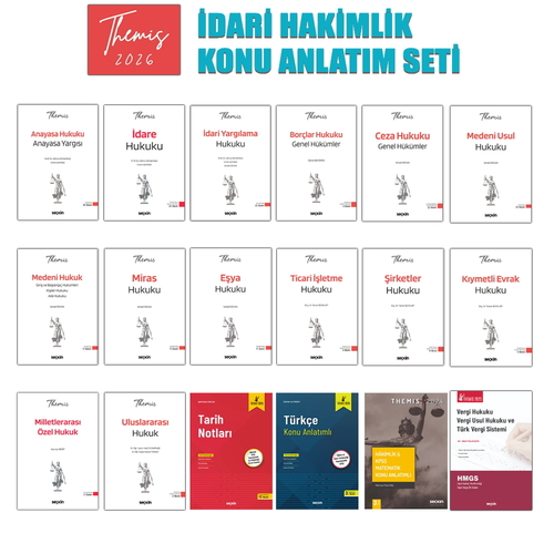THEMIS İdari Yargı Hakim Yardımcılığı Sınavı Hazırlık Konu Anlatımlı Seti 2026