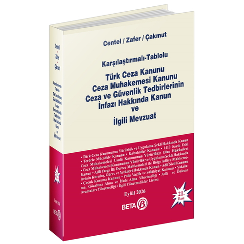 Türk Ceza Kanunu Ceza Muhakemesi Kanunu - Nur Centel