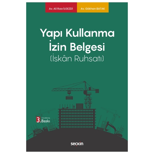 Yapı Kullanma İzin Belgesi - Ali Rıza İlgezdi, Gökhan Batak