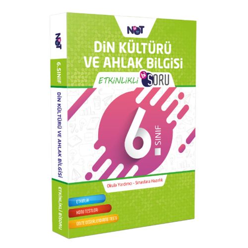 6. Sınıf Din Kültürü ve Ahlak Bilgisi Etkinlikli BiSoru Binot Yayınları