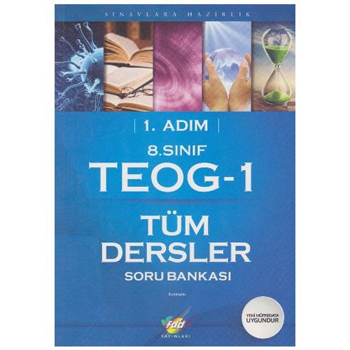 8. Sınıf 1.Adım TEOG 1 Tüm Dersler Soru Bankası - Fdd Yayınları