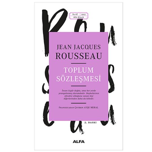 Toplum Sözleşmesi - Jean Jacques Rousseau