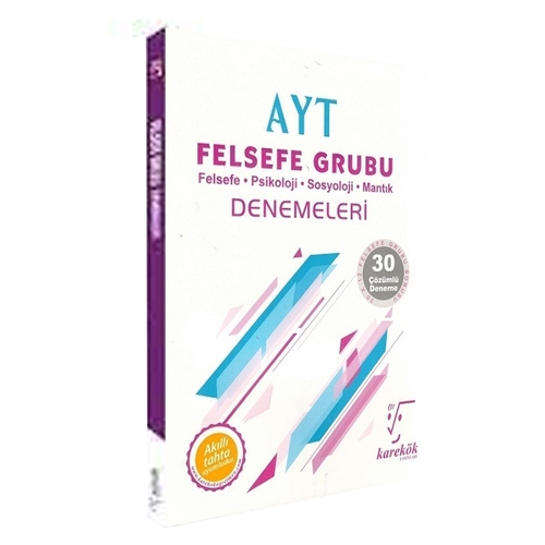 AYT Felsefe Grubu 30lu Denemeleri Karekök Yayınları