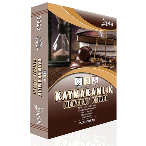 Kaymakamlık Mevzuat Kitabı Yetki Yayınları 2022