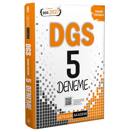 DGS Tamamı Çözümlü 5 Deneme Pegem Akademi 2027