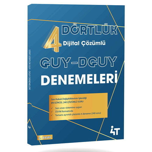 Dört Dörtlük GUY ve DGUY Denemeleri 4T Yayınları 2026