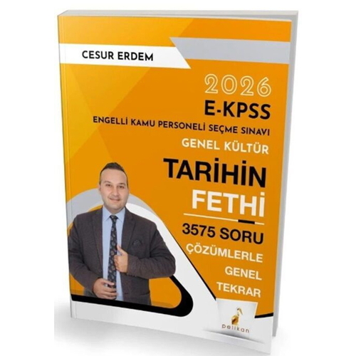 EKPSS Tarihin Fethi 3575 Soru Genel Tekrar Pelikan Yayınları 2026