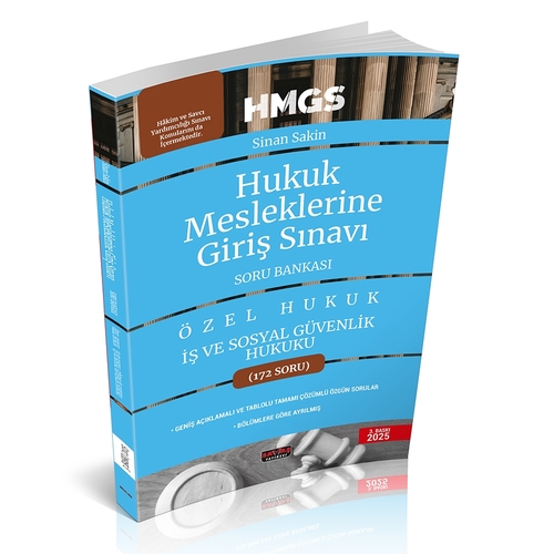 HMGS İş ve Sosyal Güvenlik Hukuku Soru Bankası Savaş Yayınları Şubat 2025