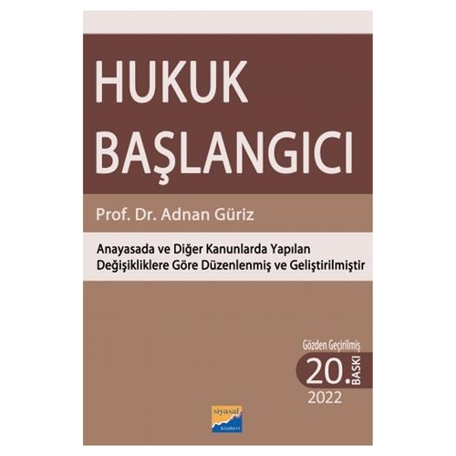 Hukuk Başlangıcı - Adnan Güriz