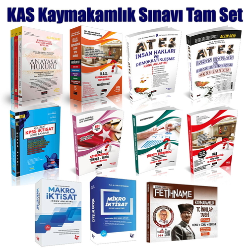 Kaymakamlık Sınavlarına Hazırlık Tam Set 2025