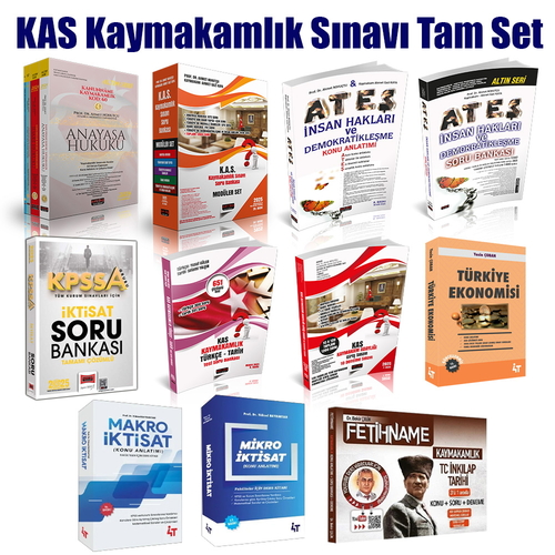 Kaymakamlık Sınavlarına Hazırlık Tam Set 2025