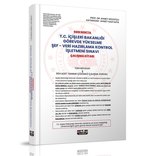 Kelepir Ürün İadesizdir - Son Nokta İçişleri Bakanlığı GYS Sınavı Çalışma Kitabı Savaş Yayınları