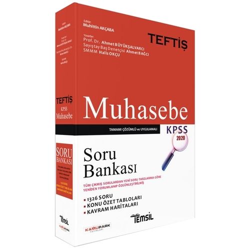 Kelepir Ürün İadesizdir - TEFTİŞ Muhasebe Soru Bankası Temsil Kitap Yayınları 2020