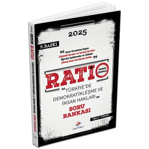 Ratio Türkiye\'de Demokratikleşme ve İnsan Hakları Soru Bankası Dizgi Kitap Yayınları 2025