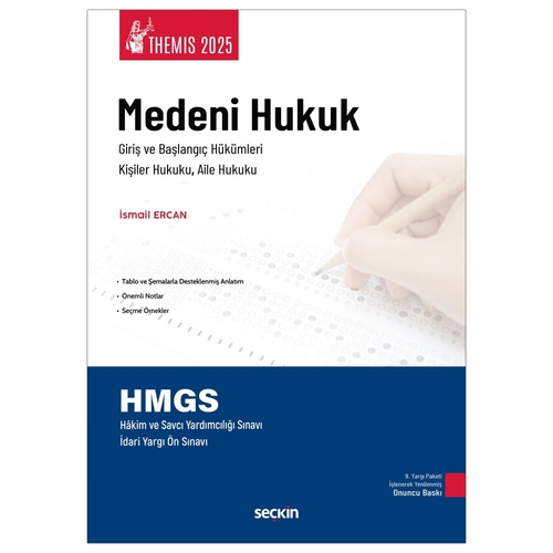 THEMIS Medeni Hukuk Konu Kitabı Medeni Hukuk Cilt I - İsmail Ercan 2025