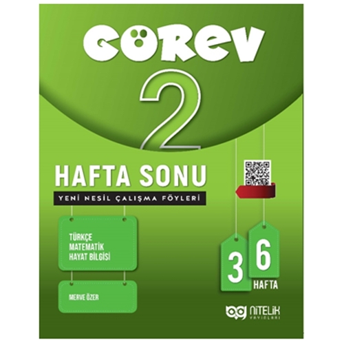 2. Sinif Görev Hafta Sonu Çalişma Föyleri Nitelik Yayınları 2022