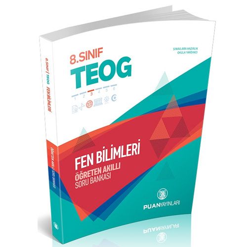 8. Sınıf TEOG Fen Bilimleri Öğreten Akıllı Soru Bankası Puan Yayınları