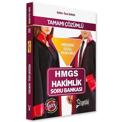 HMGS Hakimlik Soru Bankası Medeni Usul Hukuku Yetki Yayınları 2026