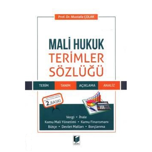 Mali Hukuk Terimler Sözlüğü - Mustafa Çolak