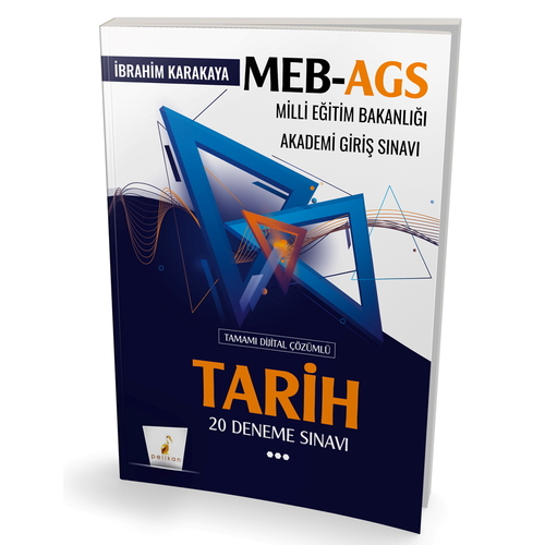 MEB AGS Tarih 20 Deneme Sınavı Tamamı Dijital Çözümlü Pelikan Yayınları 2025
