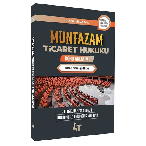 Muntazam Ticaret Hukuku Konu Anlatımı 4T Yayınları 2025