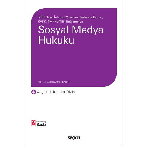 Sosyal Medya Hukuku - Sinan Sami Akkurt