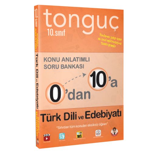 10. Sınıf 0\'dan 10\'a Türk Dili ve Edebiyatı Konu Anlatımlı Soru Bankası Tonguç Akademi Yayınları