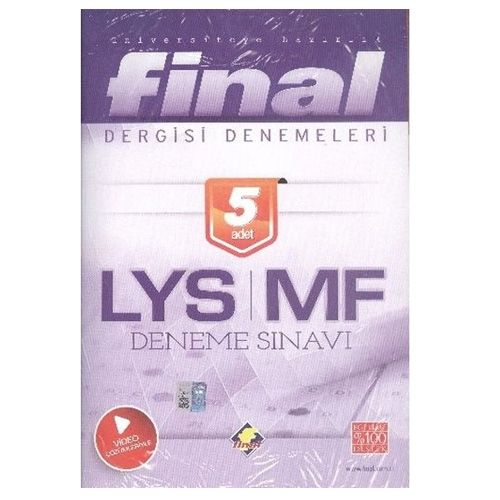 LYS MF 5 Deneme Sınavı Video Çözümlü Final Yayınları