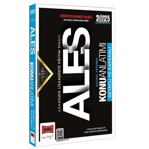 ALES Vip Sayısal Yetenek Konu Anlatımı Yargı Yayınları 2025