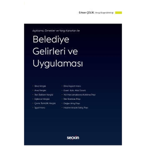 Belediye Gelirleri ve Uygulaması - Erkan Çelik