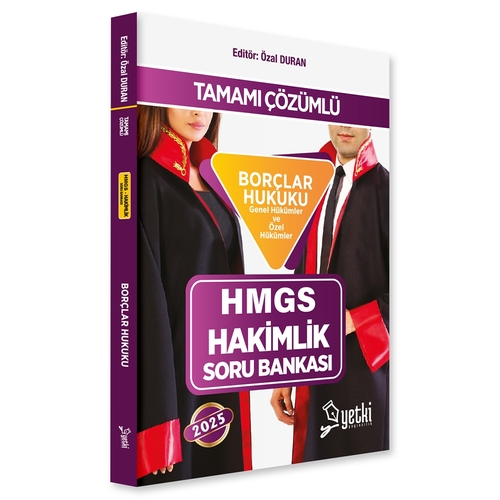Borçlar Hukuku Genel ve Özel Hükümler HMGS Hakimlik Soru Bankası Yetki Yayınları 2025