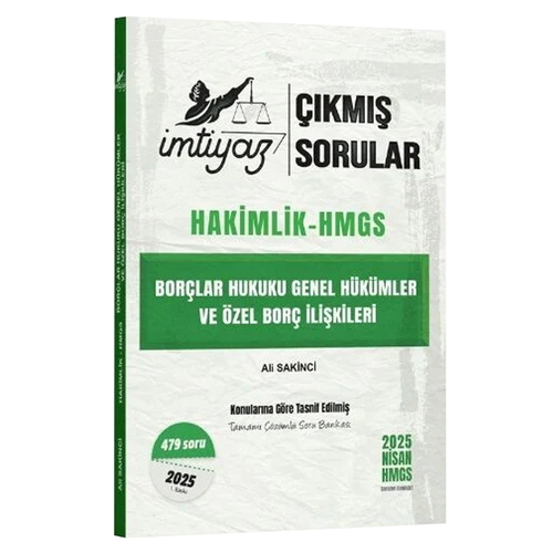İmtiyaz Hakimlik-HMGS Borçlar Hukuku Genel Hükümler ve ÖBİ Çıkmış Sorular İmtiyaz Yayınları 2026