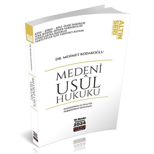 Kelepir Ürün İadesizdir - Medeni Usul Hukuku Konu Anlatımlı - Mehmet Kodakoğlu Temmuz 2024