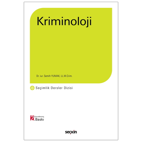 Kriminoloji - Semih Yumak