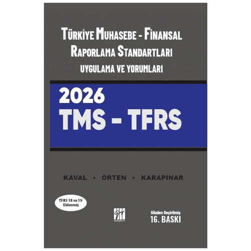 Türkiye Muhasebe Finansal Raporlama Standartları TMS - TFRS - Remzi Örten, Hasan Kaval, Aydın Karapınar