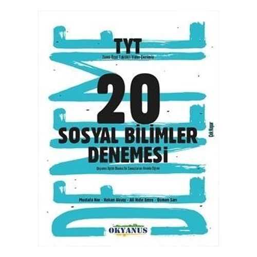 YKS TYT Sosyal Bilimler 20 Deneme Okyanus Yayınları