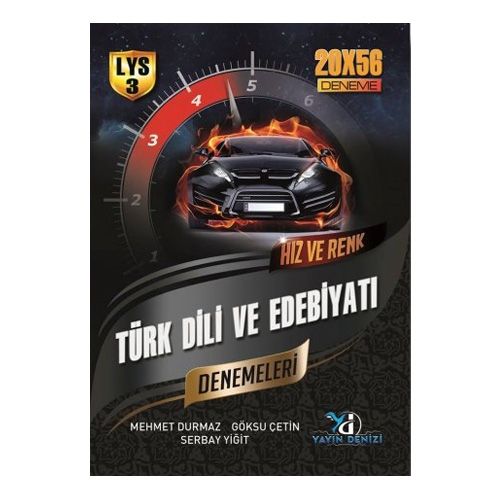 LYS 3 Hız ve Renk Türk Dili ve Edebiyatı 20x56 Deneme - Yayın Denizi Yayınları