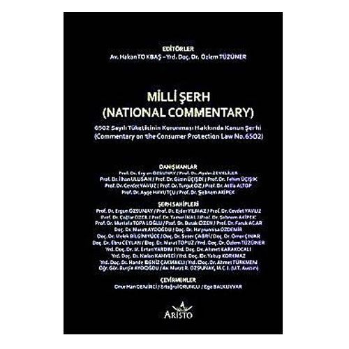 Milli Şerh (Natıonal Commentary) Hakan Tokbaş, Özlem Tüzüner