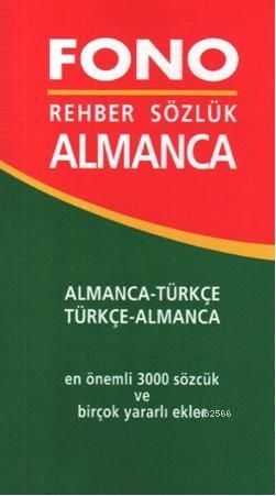 Rehber Sözlük Almanca (Almanca  Türkçe ) - Fono Yayınları