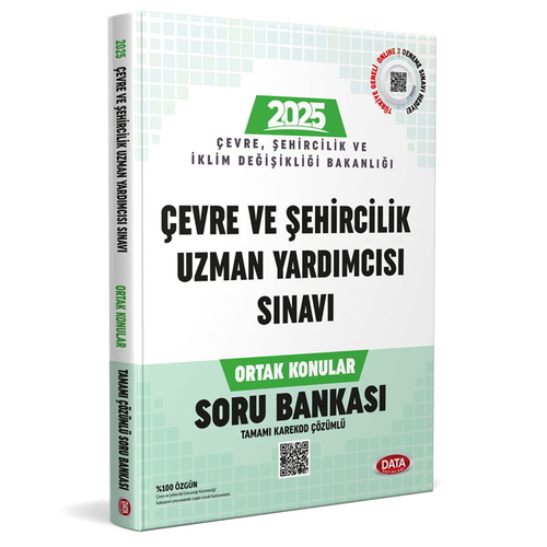 Çevre ve Şehircilik Uzman Yardımcısı Sınavı Ortak Konular Soru Bankası Data Yayınları 2026